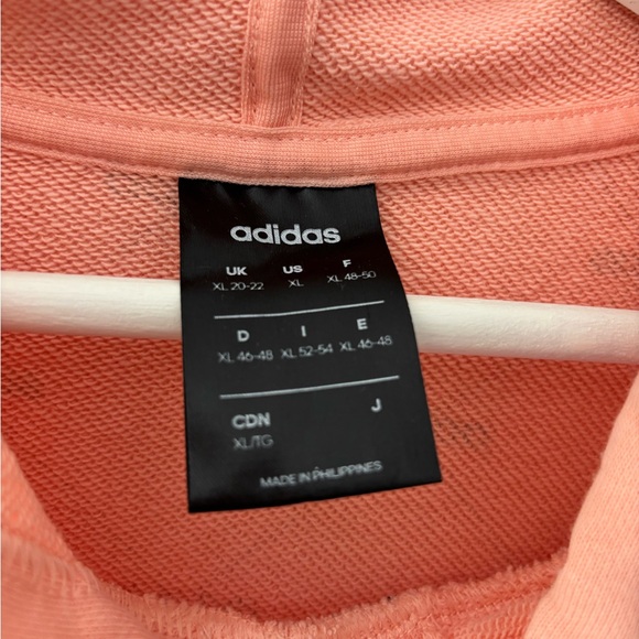 Adidas Pink Dash Pattern Crew Neck Sweater - Picture 2 of 2